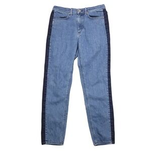 Rag & Bone Jeans Women's 29 Classic‎ Skinny Fit High Rise Indigo Side Panel